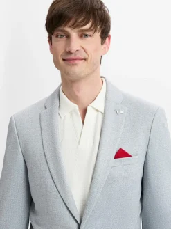 Finshley & Harding London Baukasten-Anzüge<Herren Baukasten-Sakko - Brixdon hellgrau ecru gemustert