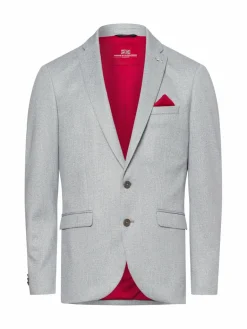 Finshley & Harding London Baukasten-Anzüge<Herren Baukasten-Sakko - Brixdon hellgrau ecru gemustert