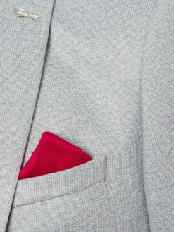 Finshley & Harding London Baukasten-Anzüge<Herren Baukasten-Sakko - Brixdon hellgrau ecru gemustert