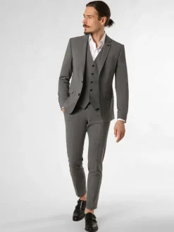 Finshley & Harding London Baukasten-Anzüge|Sakkos<Herren Baukasten-Sakko - Brixdon grau meliert