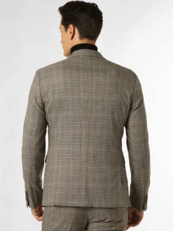 Finshley & Harding London Baukasten-Anzüge<Herren Baukasten-Sakko - Brixdon schilf braun kariert