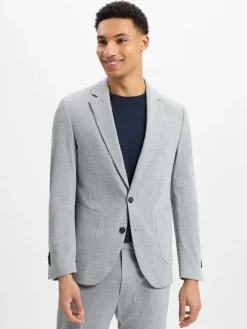 Cinque Baukasten-Anzüge<Herren Baukasten-Sakko - Cidati indigo weiß gemustert