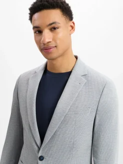 Cinque Baukasten-Anzüge<Herren Baukasten-Sakko - Cidati indigo weiß gemustert