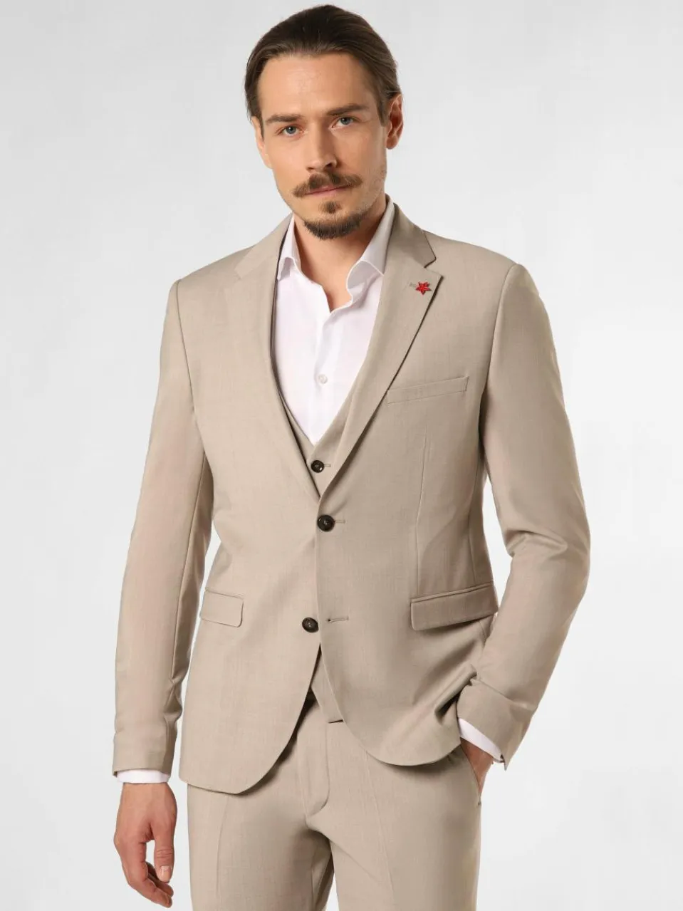 Cinque Baukasten-Anzüge|Anzüge<Herren Baukasten-Sakko - CIMonopoli-S beige meliert