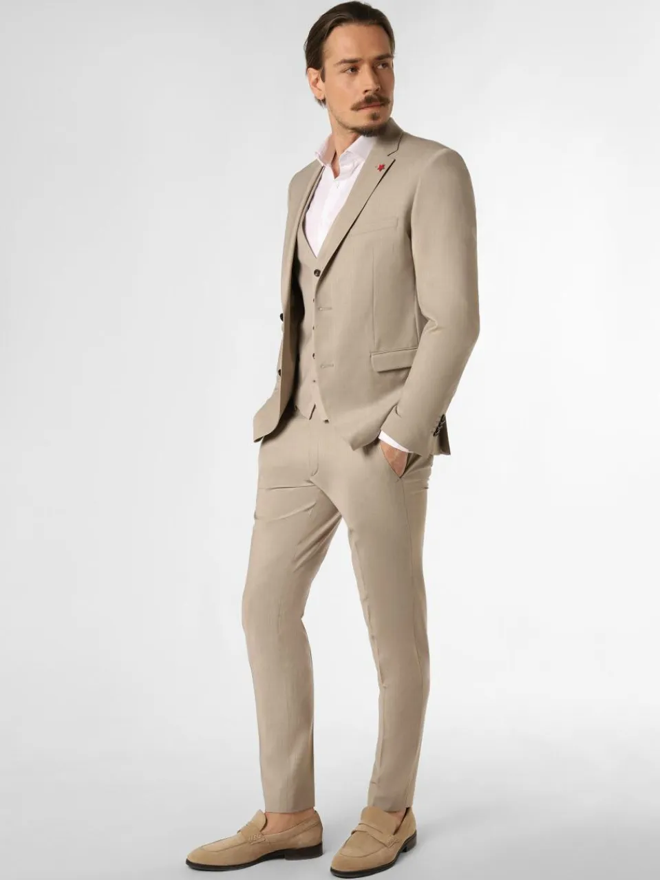 Cinque Baukasten-Anzüge|Anzüge<Herren Baukasten-Sakko - CIMonopoli-S beige meliert