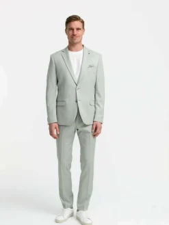 Zuitable Sakkos<Herren Baukasten-Sakko - DiNick grün gemustert