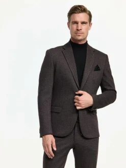 Zuitable Anzüge<Herren Baukasten-Sakko - DiNick schwarz gemustert