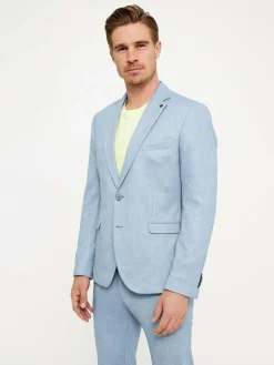 Zuitable Anzüge<Herren Baukasten-Sakko - DiNick hellblau uni