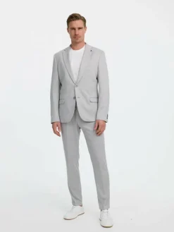 Zuitable Sakkos<Herren Baukasten-Sakko - DiNick grau uni