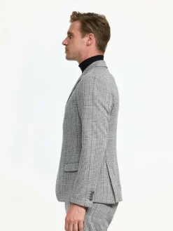Zuitable Anzüge<Herren Baukasten-Sakko - DiNick grau kariert
