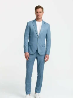 Zuitable Sakkos<Herren Baukasten-Sakko - DiNick blau uni