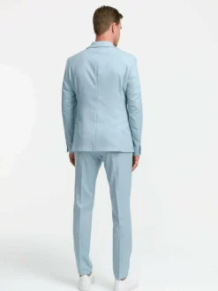 Zuitable Sakkos<Herren Baukasten-Sakko - DiNick blau gemustert