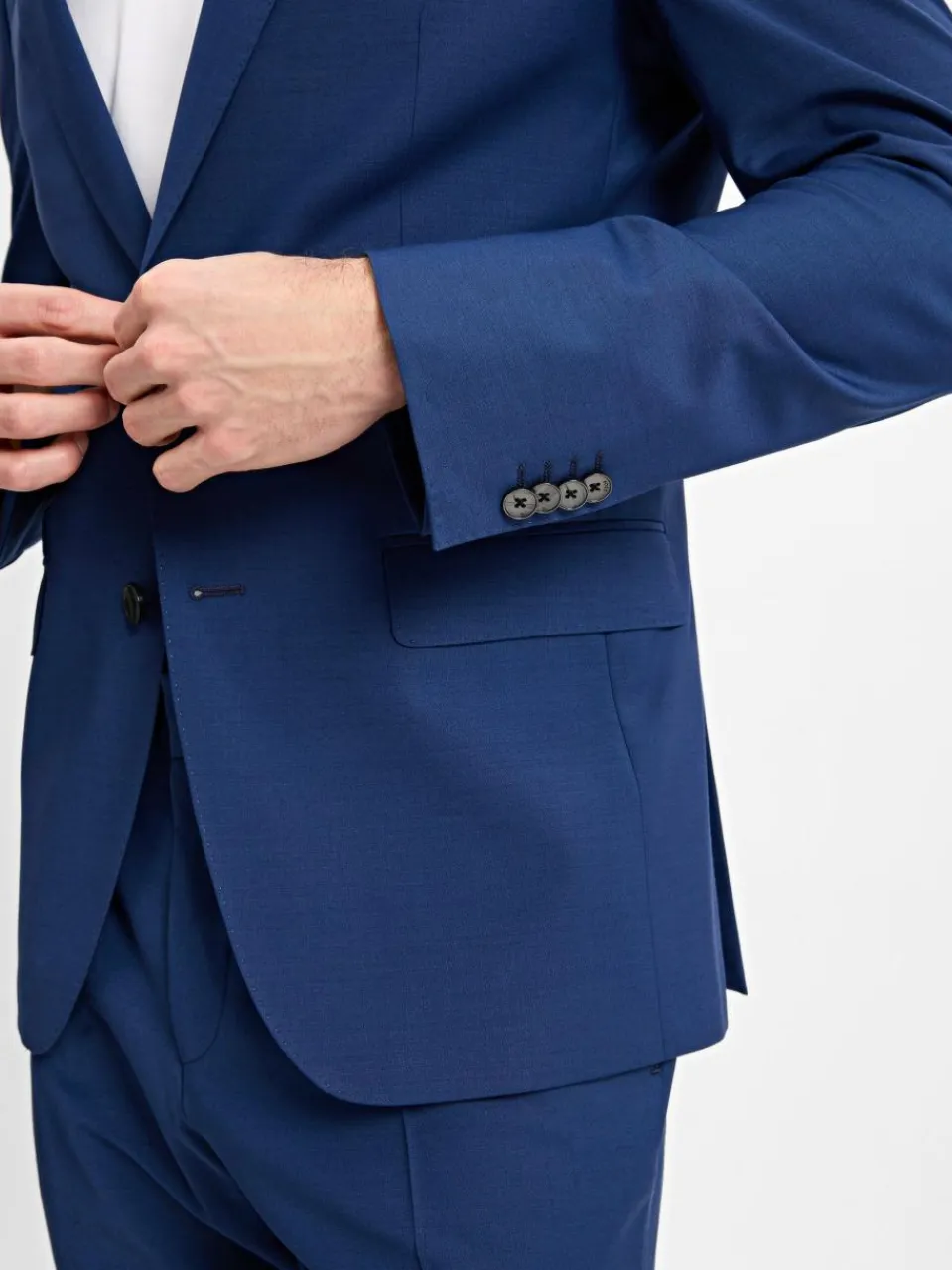 BOSS Anzüge|Baukasten-Anzüge<Herren Baukasten-Sakko - H-Huge-MM-C-224 indigo uni