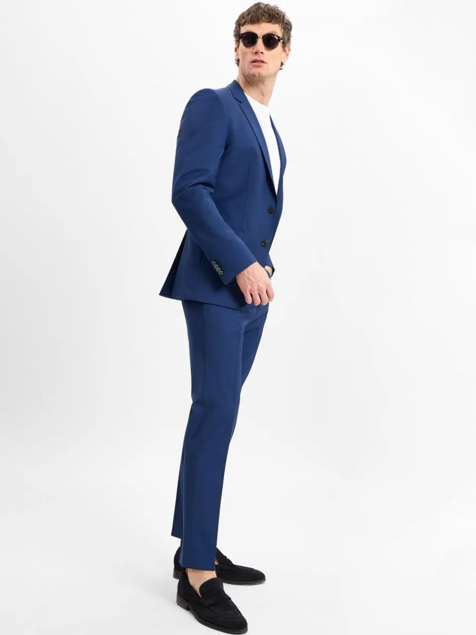 BOSS Anzüge|Baukasten-Anzüge<Herren Baukasten-Sakko - H-Huge-MM-C-224 indigo uni