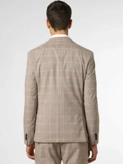 Finshley & Harding London Baukasten-Anzüge<Herren Baukasten-Sakko - Jimmy camel beige kariert