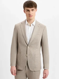 Benvenuto Anzüge<Herren Baukasten-Sakko - Matteo melange beige meliert