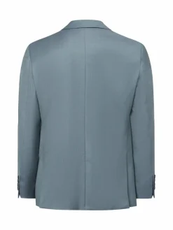 Wilvorst Baukasten-Anzüge|Anzüge<Herren Baukasten-Sakko aus Wolle petrol hellgrau meliert