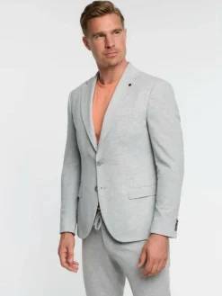 Zuitable Sakkos<Herren Baukasten-Sakko -DiNick grau gemustert