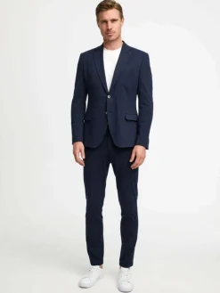 Zuitable Sakkos<Herren Baukasten-Sakko -DiNick blau gemustert