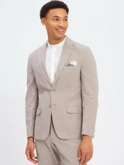 Herren Nils Sundström Baukasten-Anzüge|Anzüge>Herren Baukasten-Sakko mit Leinen-Anteil