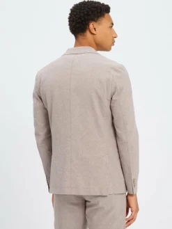 Herren Nils Sundström Baukasten-Anzüge|Anzüge>Herren Baukasten-Sakko mit Leinen-Anteil