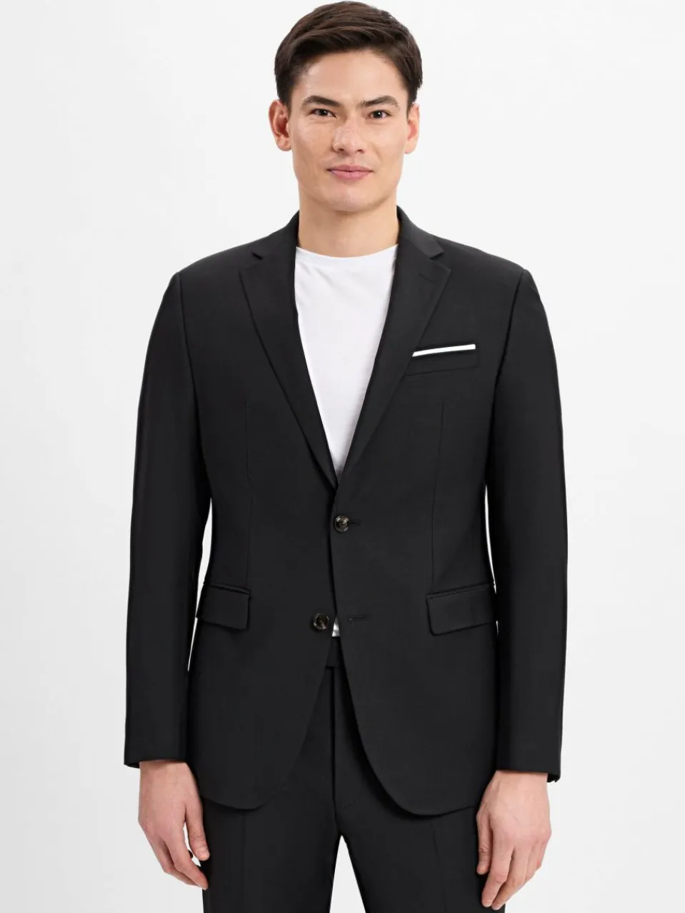 JOOP! Baukasten-Anzüge<Herren Baukasten-Sakko mit Wollanteil - Finch schwarz uni