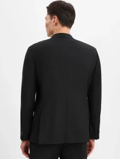 JOOP! Baukasten-Anzüge<Herren Baukasten-Sakko mit Wollanteil - Finch schwarz uni