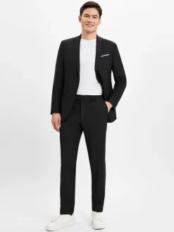 JOOP! Baukasten-Anzüge<Herren Baukasten-Sakko mit Wollanteil - Finch schwarz uni