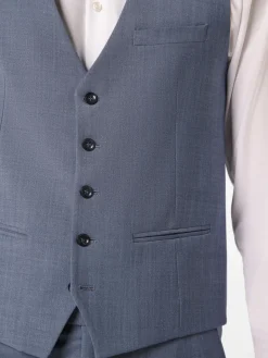 Cinque Baukasten-Anzüge<Herren Baukasten-Weste - CIMonopoli-W blau meliert