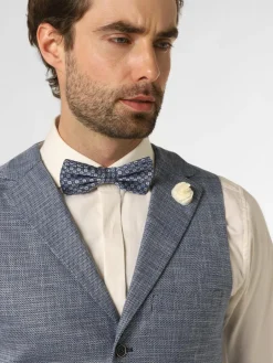 Finshley & Harding Baukasten-Anzüge<Herren Baukasten-Weste - Dan-2 blau strukturiert