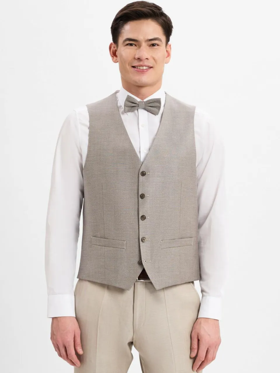 Herren Roy Robson Baukasten-Anzüge|Anzüge>Herren Baukasten-Weste mit Schurwoll-Anteil