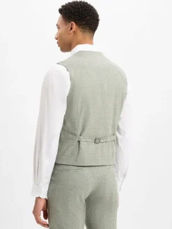 Herren CG - CLUB of GENTS Baukasten-Anzüge|Anzüge>Herren Baukasten-Weste mit Leinen-Anteil - Paddy-N