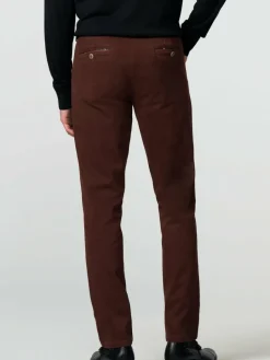 MEYER Hosen<Herren Baumwollchino - Chicago bordeaux uni