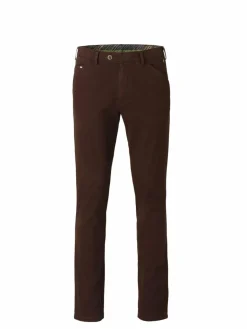 MEYER Hosen<Herren Baumwollchino - Chicago bordeaux uni