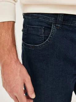 Paddock`s Jeans<Herren Bermuda - CHUCK Regular Fit blau uni