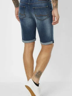 Redpoint Jeans<Herren Bermuda - SHERBROOKE Comfort Fit rinsed uni