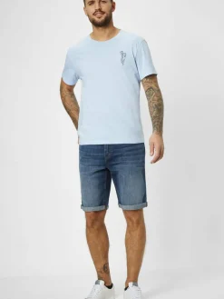 Redpoint Jeans<Herren Bermuda - SHERBROOKE Comfort Fit rinsed uni