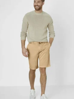 Redpoint Hosen<Herren Bermuda - SURREY Comfort Fit beige uni