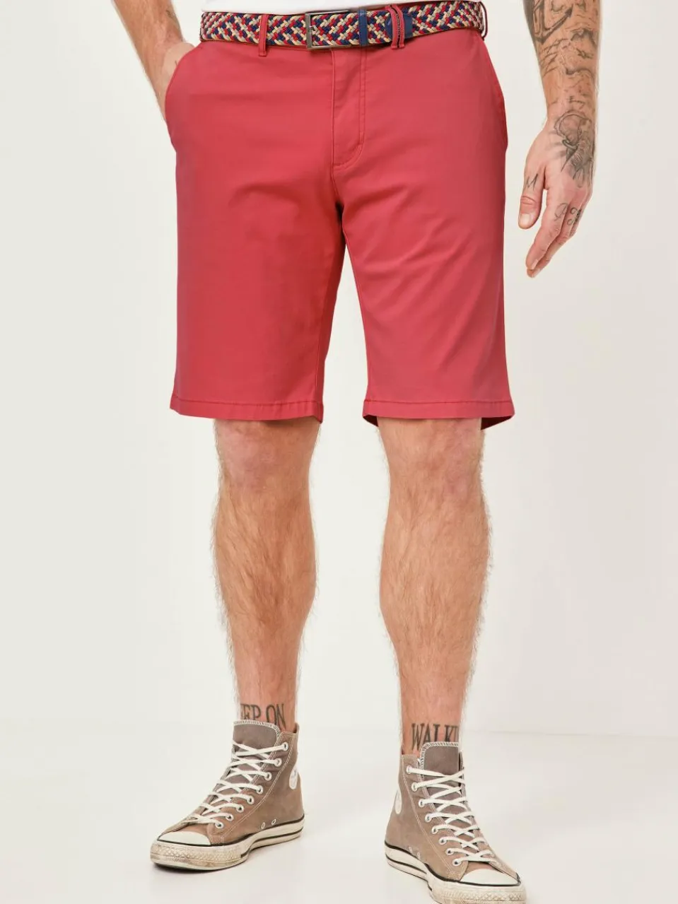 Herren Redpoint Hosen>Herren Bermuda - SURREY Slim Fit