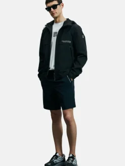 Lufian Hosen<Herren Bermuda SECOND schwarz uni