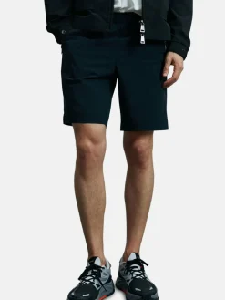 Lufian Hosen<Herren Bermuda SECOND schwarz uni