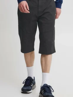 BLEND Hosen<Herren Bermudas schwarz uni