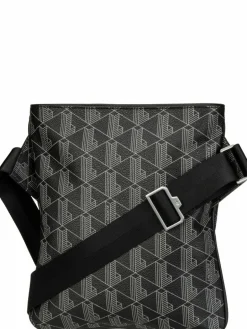 Lacoste Taschen & Rucksäcke<Herren Beuteltasche - The Blend Flat Crossover Bag schwarz uni