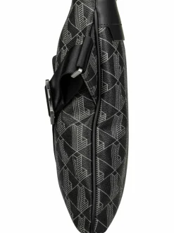 Lacoste Taschen & Rucksäcke<Herren Beuteltasche - The Blend Flat Crossover Bag schwarz uni