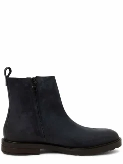 Tommy Hilfiger Boots & Stiefeletten<Herren Boots aus Leder marine uni
