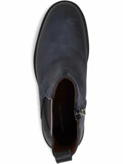 Tommy Hilfiger Boots & Stiefeletten<Herren Boots aus Leder marine uni