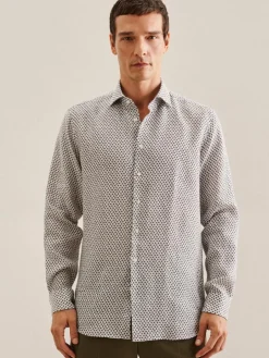 Herren Seidensticker Hemden>Herren Business Hemd - Regular Langarm