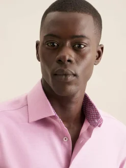 Seidensticker Hemden<Herren Business Hemd - Regular 1/1 lila strukturiert