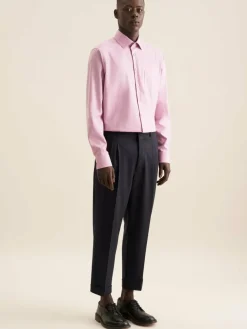 Seidensticker Hemden<Herren Business Hemd - Regular 1/1 lila strukturiert