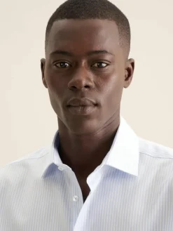 Seidensticker Hemden<Herren Business Hemd - Regular 1/1 hellblau gestreift